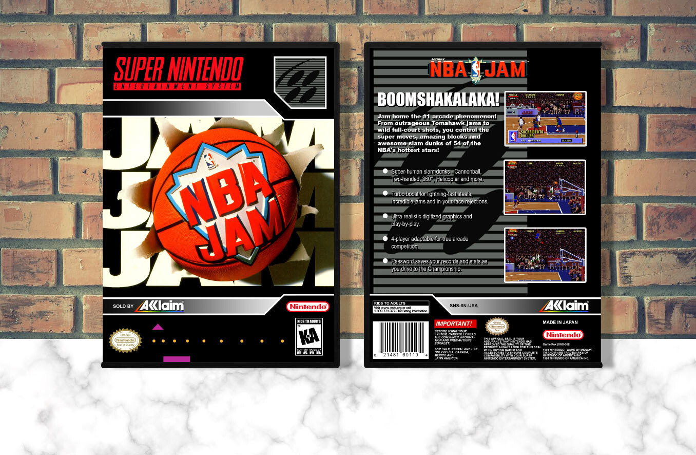 NBA Jam, Case Color: DARK GREY (OEM DS CASE COLOR)