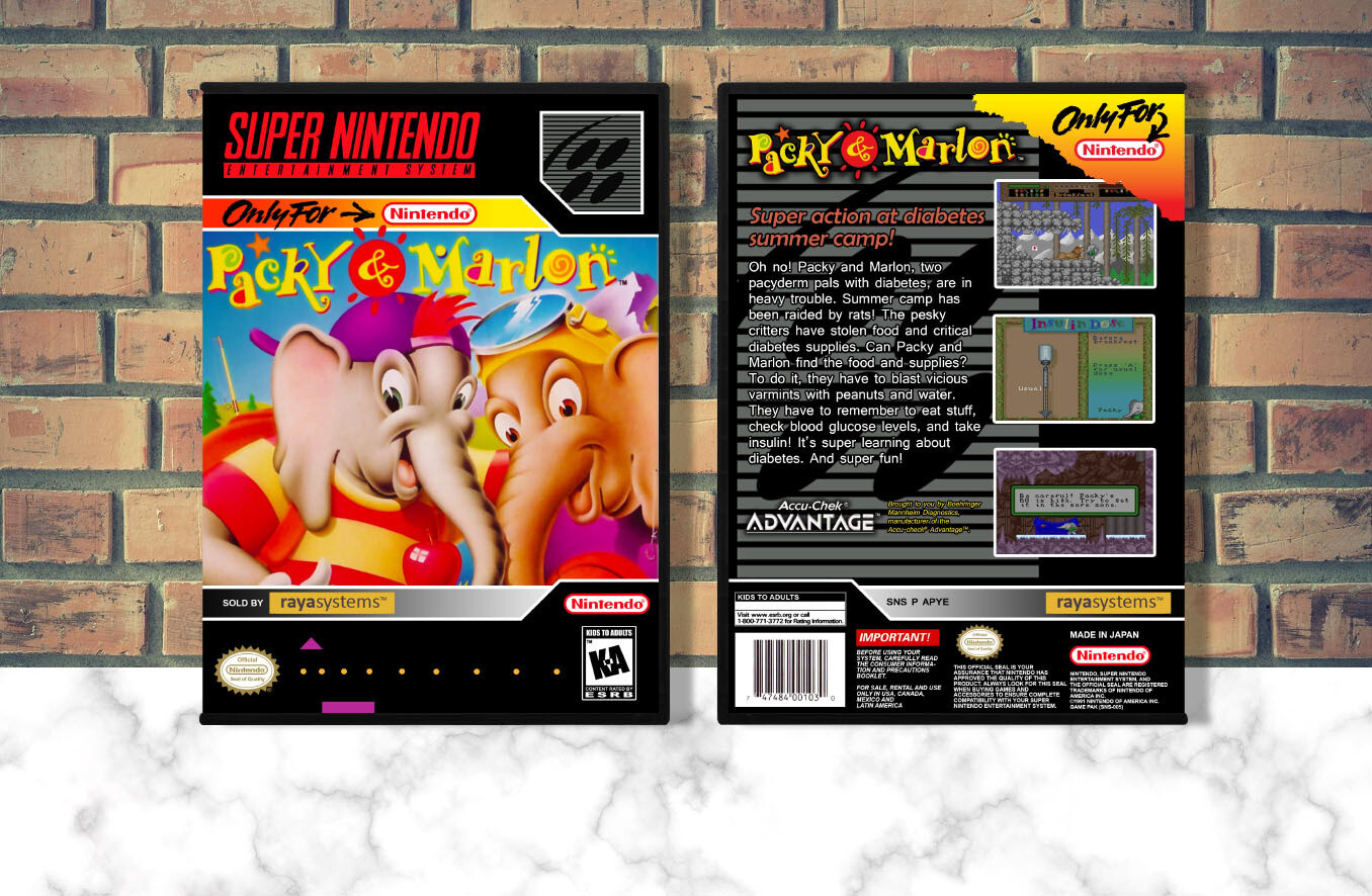 Packy and Marlon, Case Color: DARK GREY (OEM DS CASE COLOR)