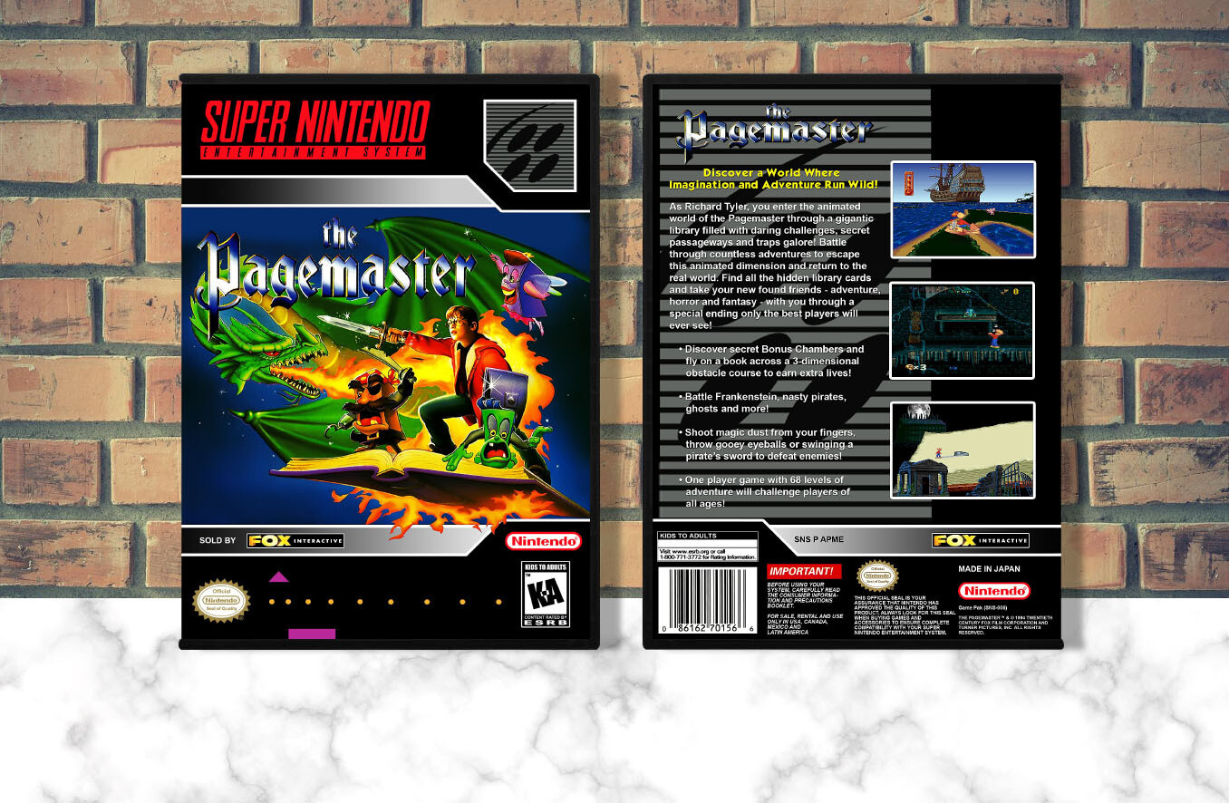 Pagemaster, The, Case Color: DARK GREY (OEM DS CASE COLOR)