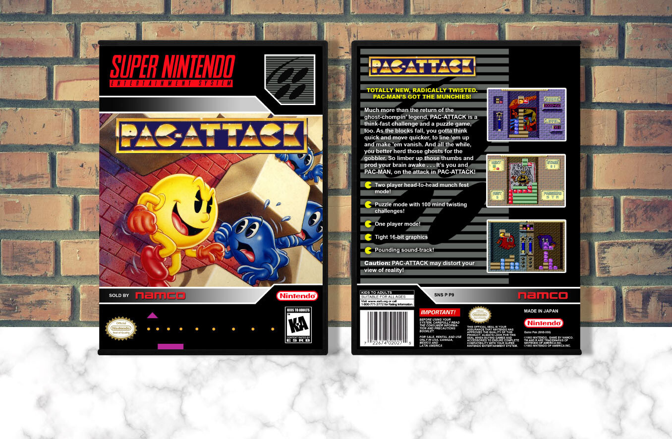 Pac-Attack, Case Color: DARK GREY (OEM DS CASE COLOR)