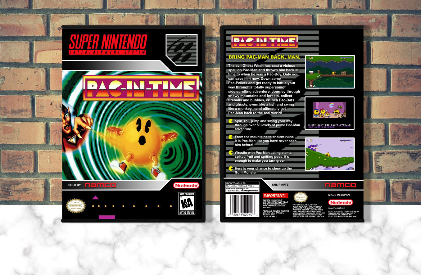 Pac-In-Time, Case Color: DARK GREY (OEM DS CASE COLOR)