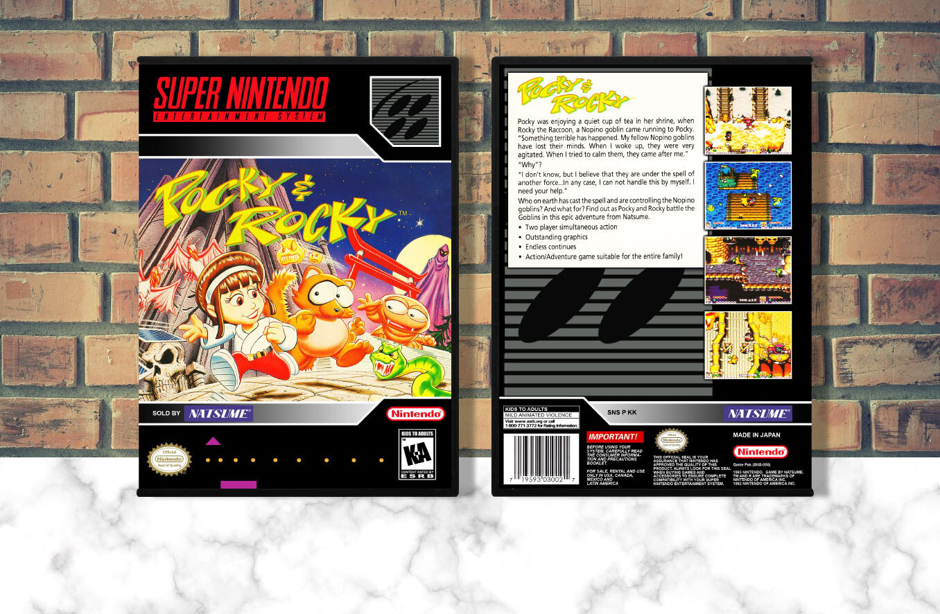 Pocky &amp; Rocky, Case Color: DARK GREY (OEM DS CASE COLOR)