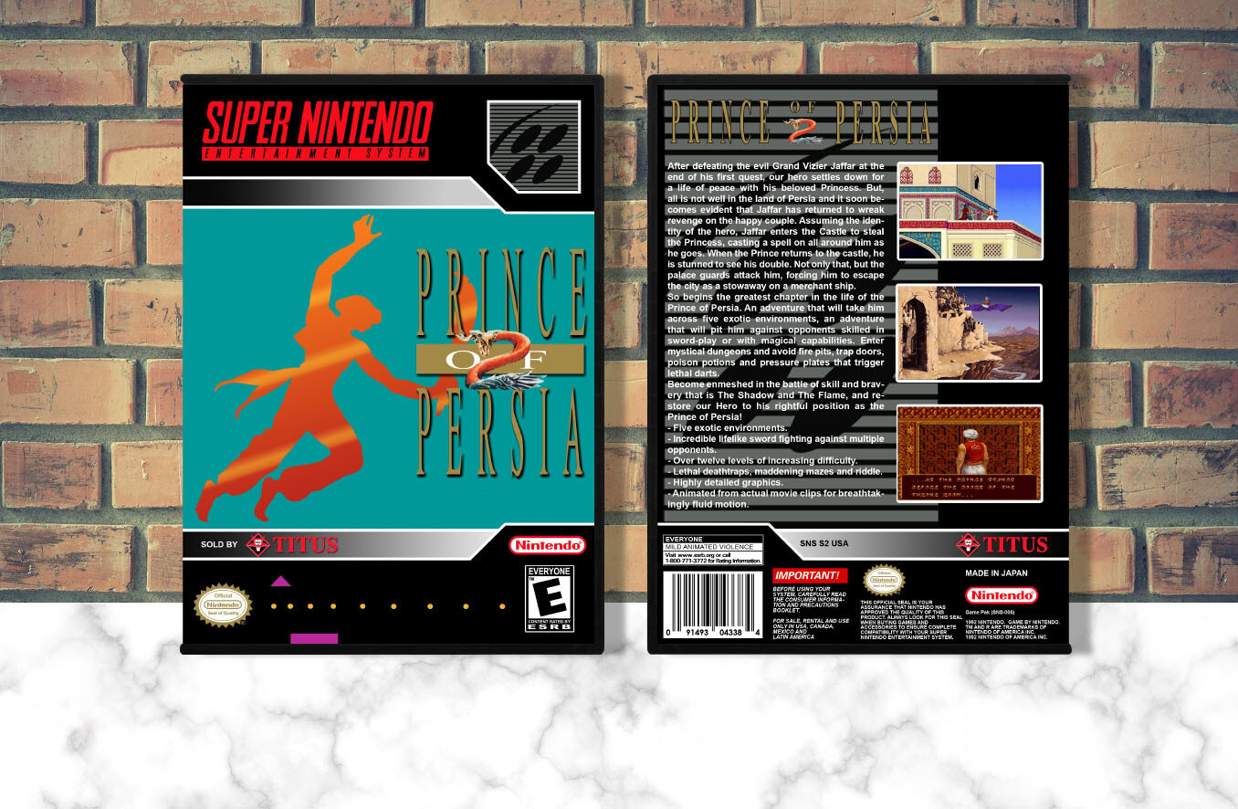 Prince of Persia 2: The Shadow and the Flame, Case Color: DARK GREY (OEM DS CASE COLOR)