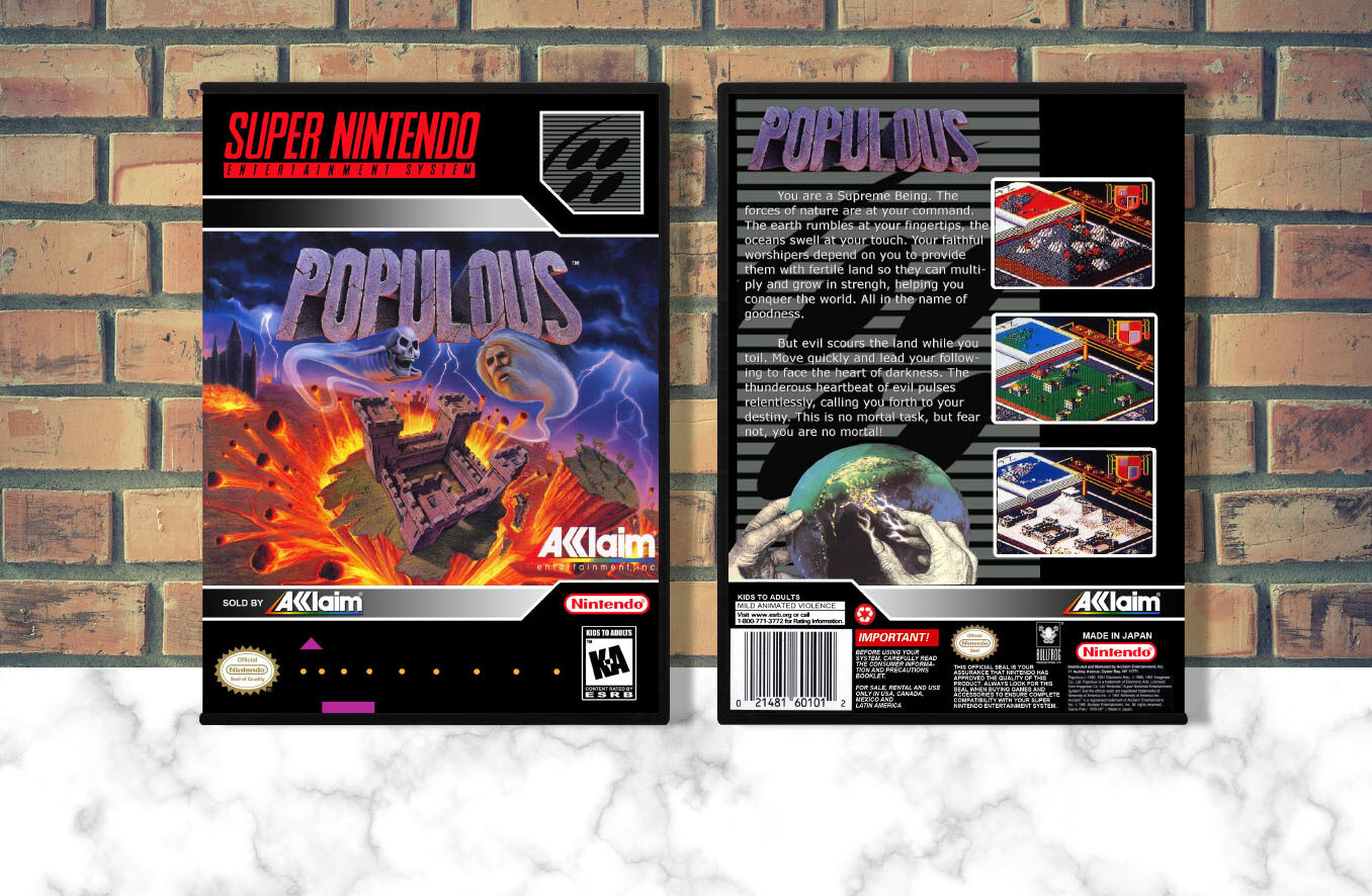 Populous, Case Color: DARK GREY (OEM DS CASE COLOR)