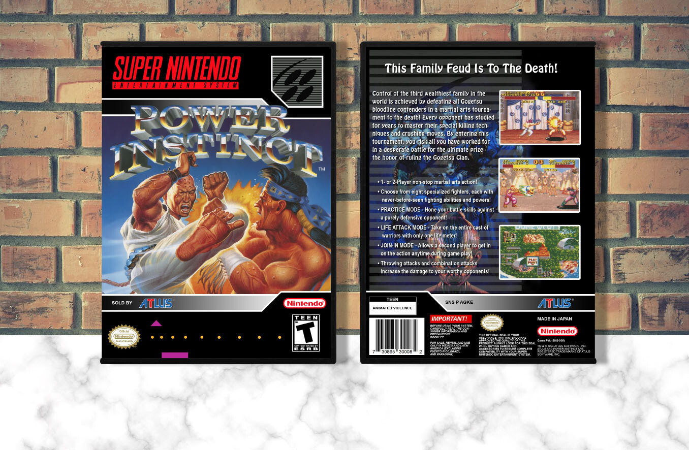 Power Instinct, Case Color: DARK GREY (OEM DS CASE COLOR)