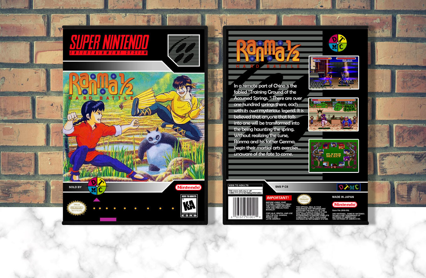 Ranma ½: Hard Battle, Case Color: DARK GREY (OEM DS CASE COLOR)