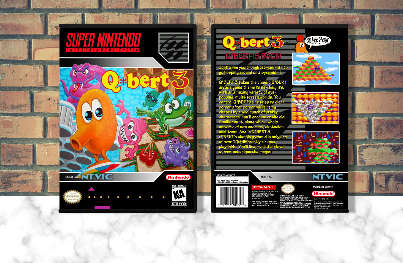 Q*bert 3, Case Color: DARK GREY (OEM DS CASE COLOR)