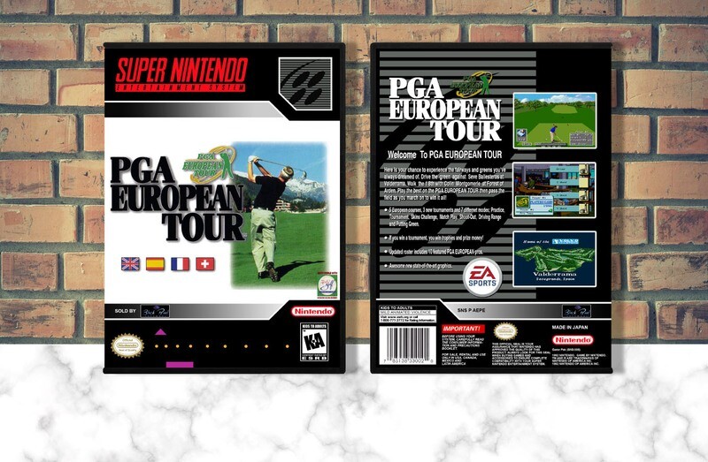 PGA European Tour, Case Color: DARK GREY (OEM DS CASE COLOR)