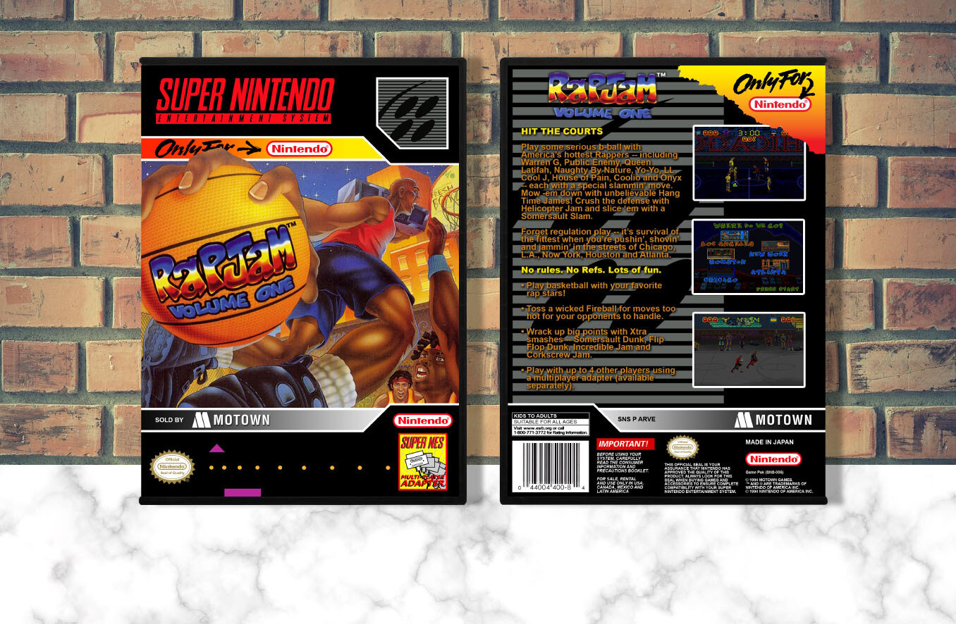 Rap Jam: Volume One, Case Color: DARK GREY (OEM DS CASE COLOR)