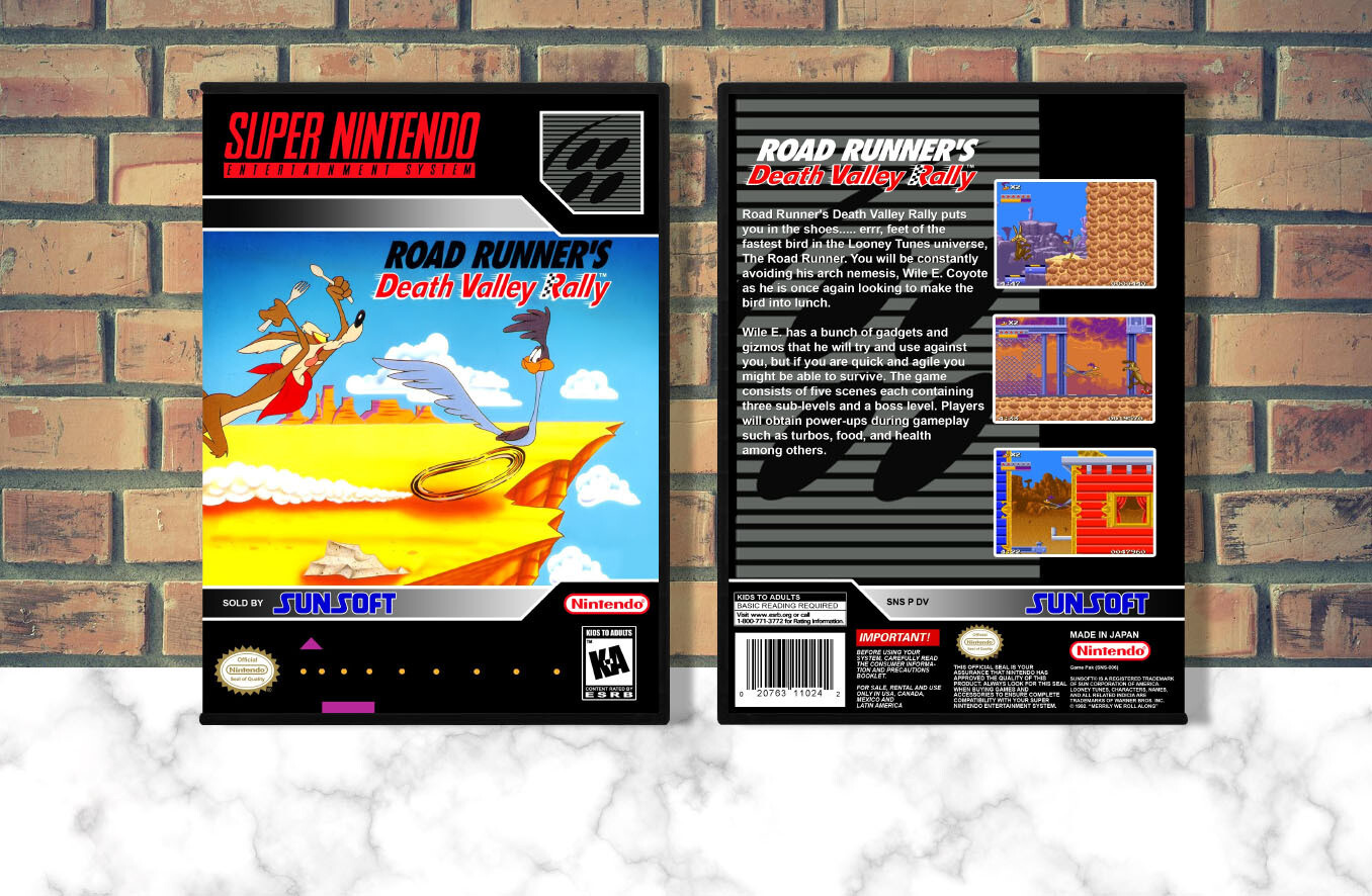 Road Runner's Death Valley Rally, Case Color: DARK GREY (OEM DS CASE COLOR)