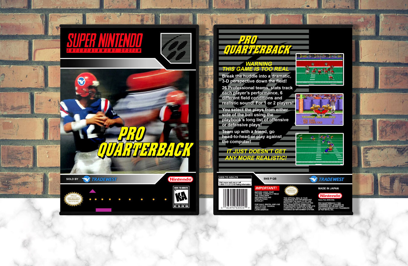 Pro Quarterback, Case Color: DARK GREY (OEM DS CASE COLOR)