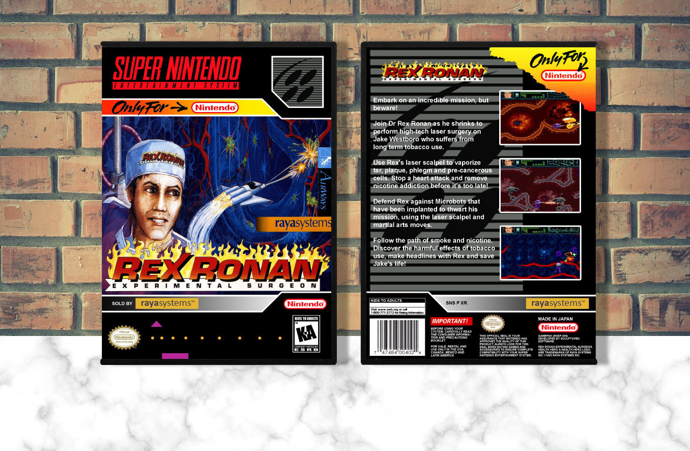 Rex Ronan: Experimental Surgeon, Case Color: DARK GREY (OEM DS CASE COLOR)