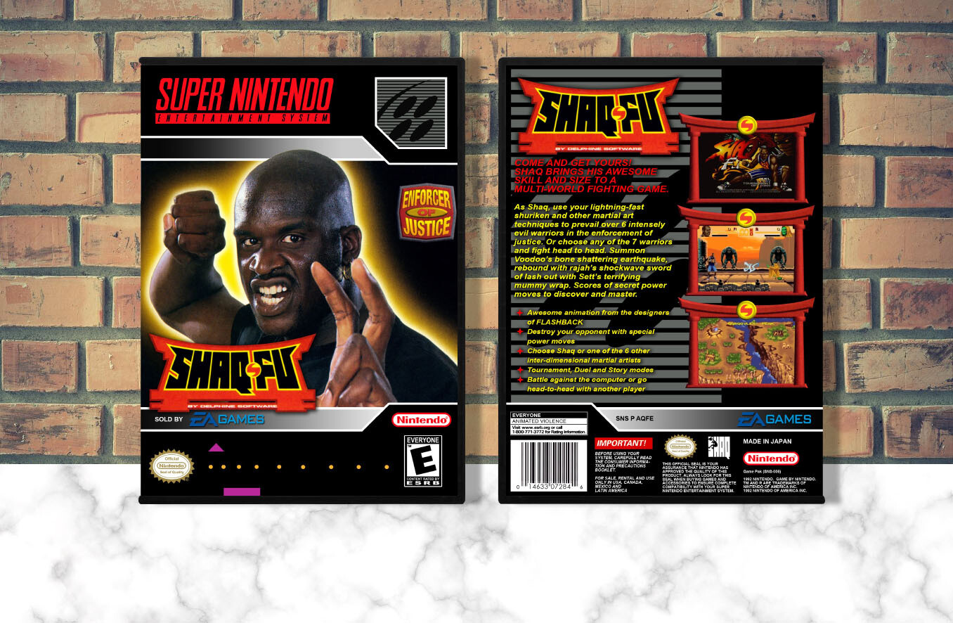 Shaq Fu, Case Color: DARK GREY (OEM DS CASE COLOR)