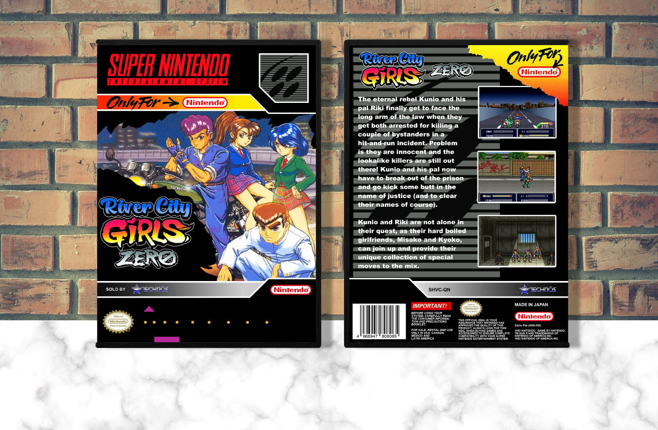 River City Girls Zero, Case Color: DARK GREY (OEM DS CASE COLOR)