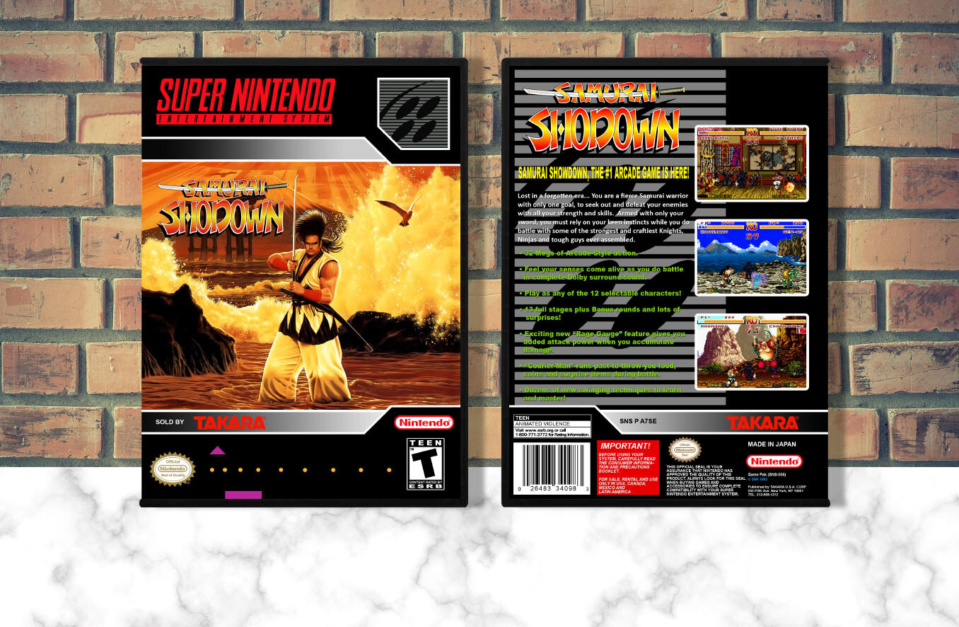 Samurai Shodown, Case Color: DARK GREY (OEM DS CASE COLOR)