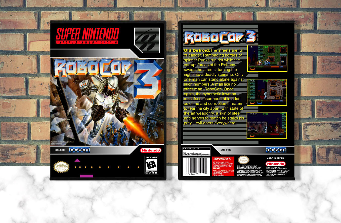 RoboCop 3, Case Color: DARK GREY (OEM DS CASE COLOR)