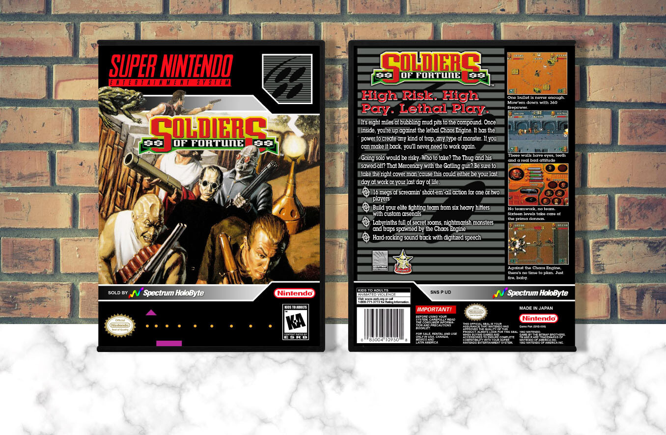 Soldiers of Fortune, Case Color: DARK GREY (OEM DS CASE COLOR)