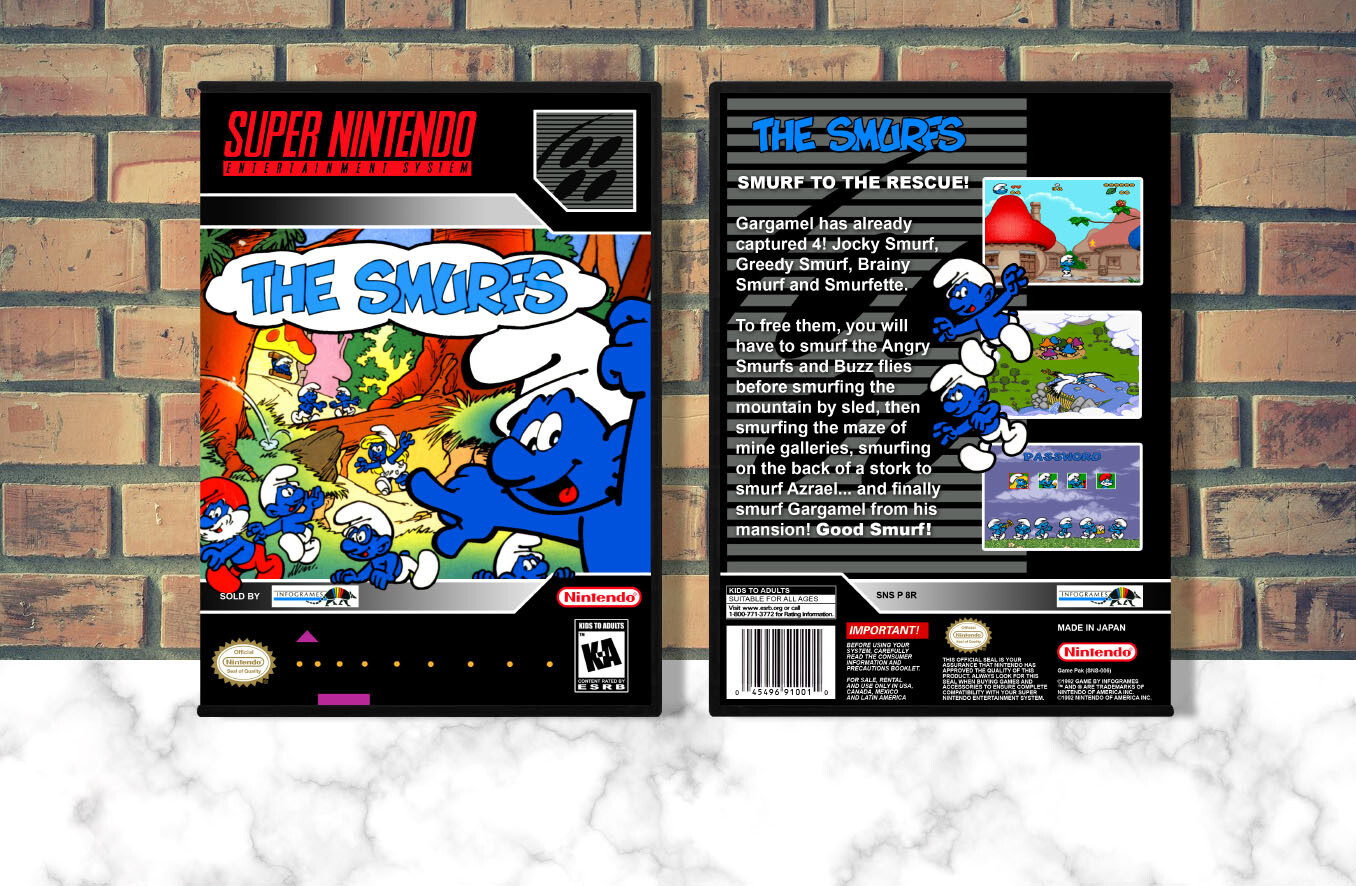 Smurfs, The, Case Color: DARK GREY (OEM DS CASE COLOR)