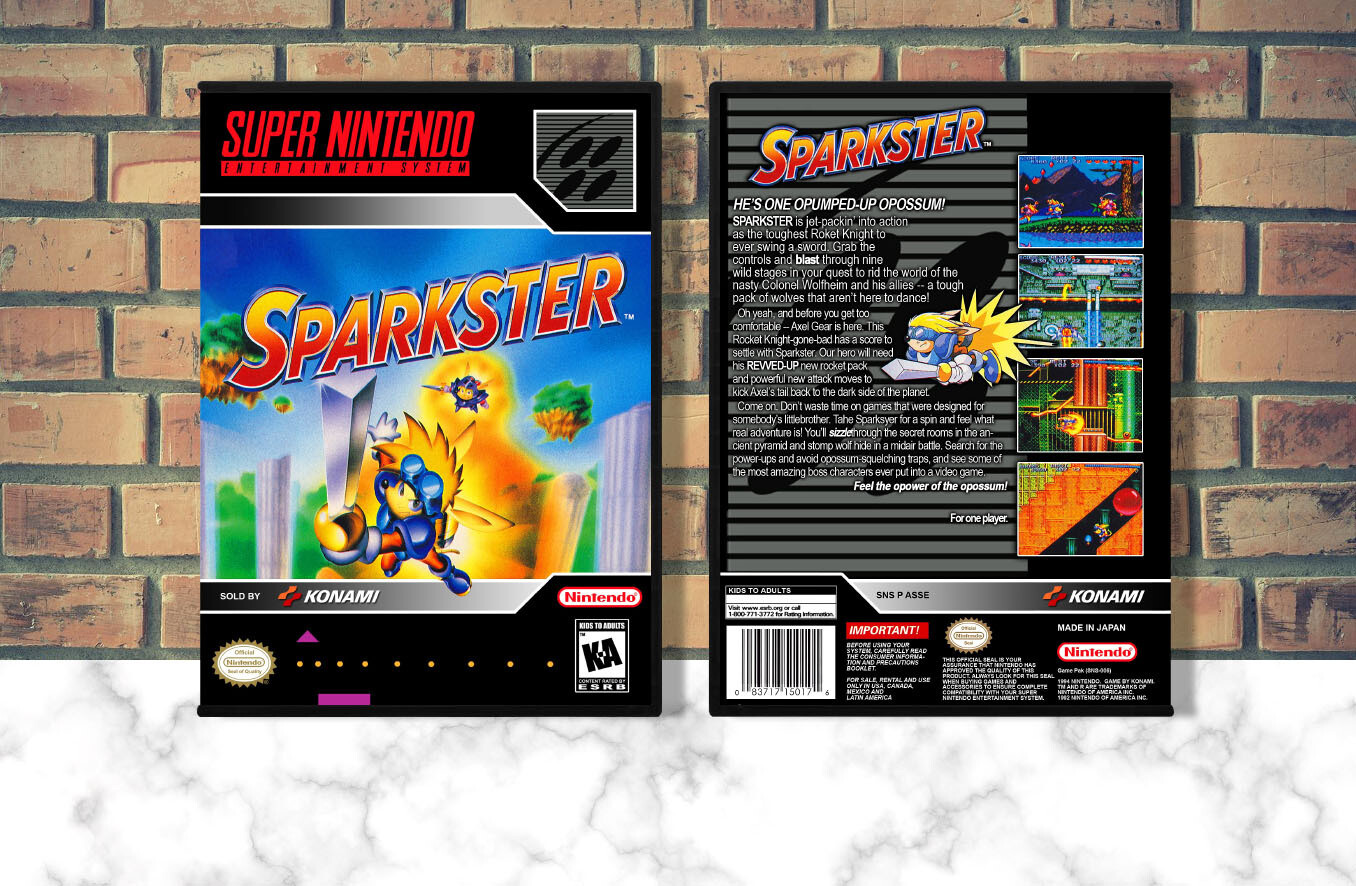 Sparkster, Case Color: DARK GREY (OEM DS CASE COLOR)