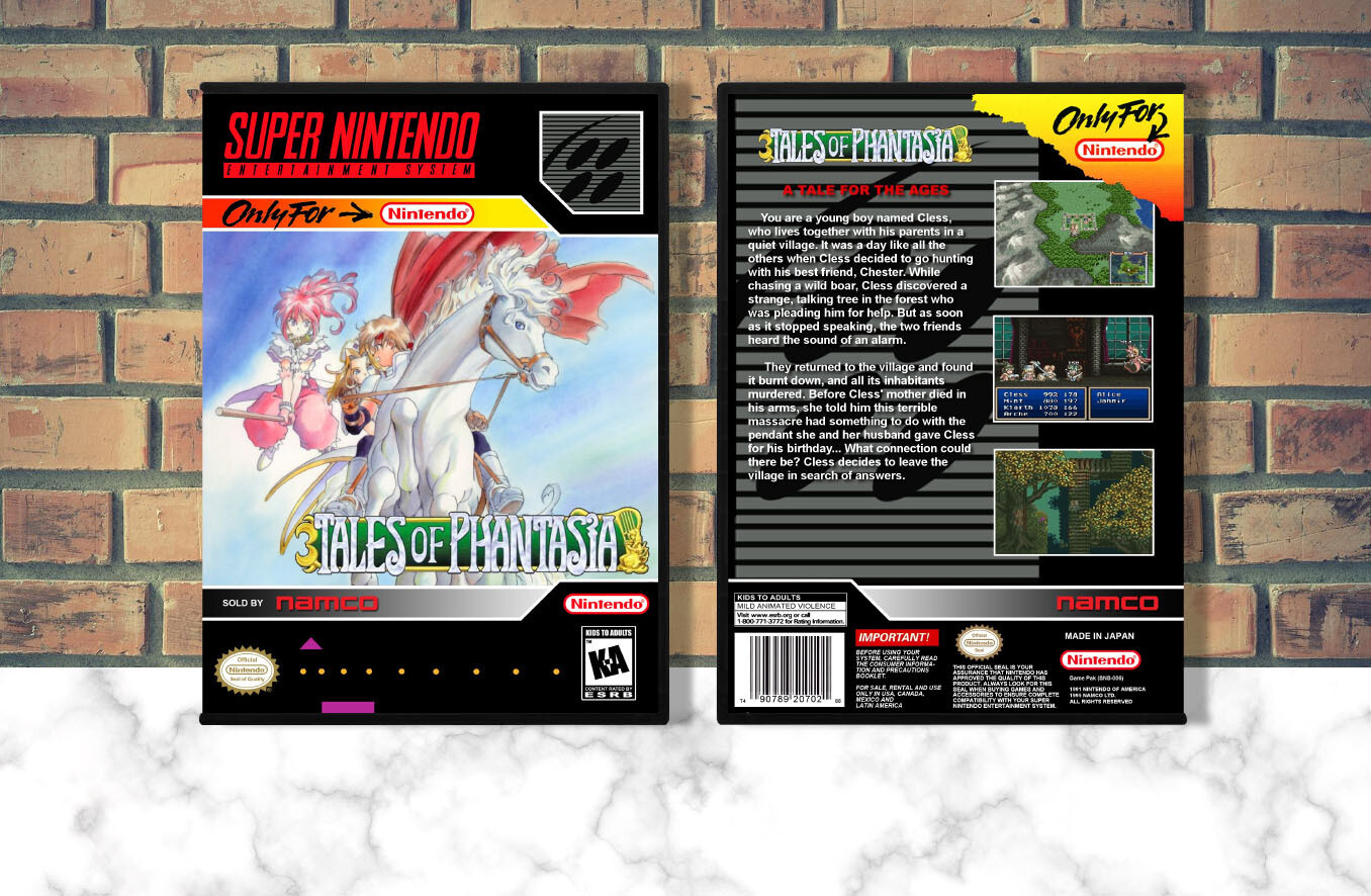 Tales of Phantasia, Case Color: DARK GREY (OEM DS CASE COLOR)