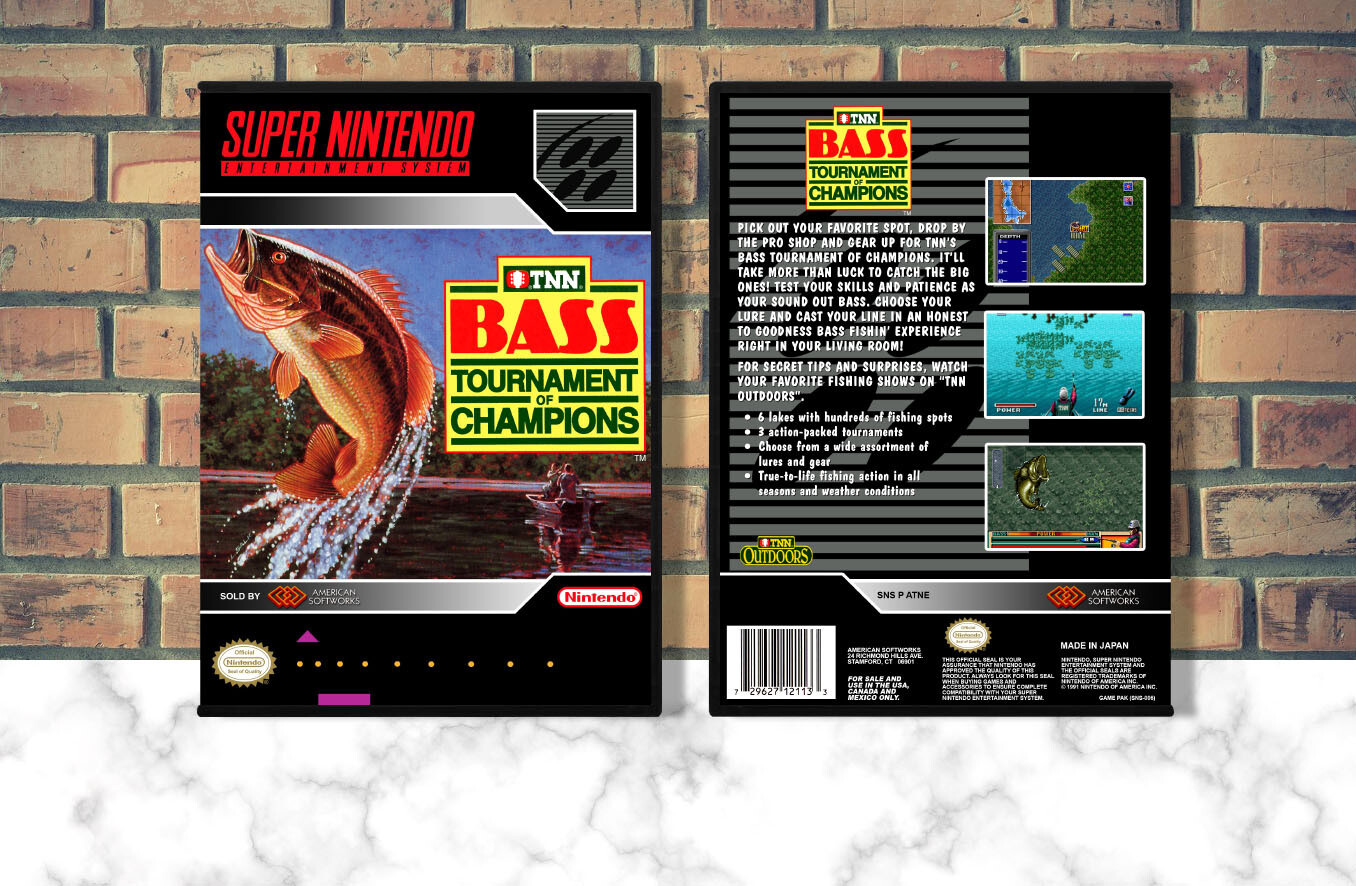 TNN Bass Tournament of Champions, Case Color: DARK GREY (OEM DS CASE COLOR)