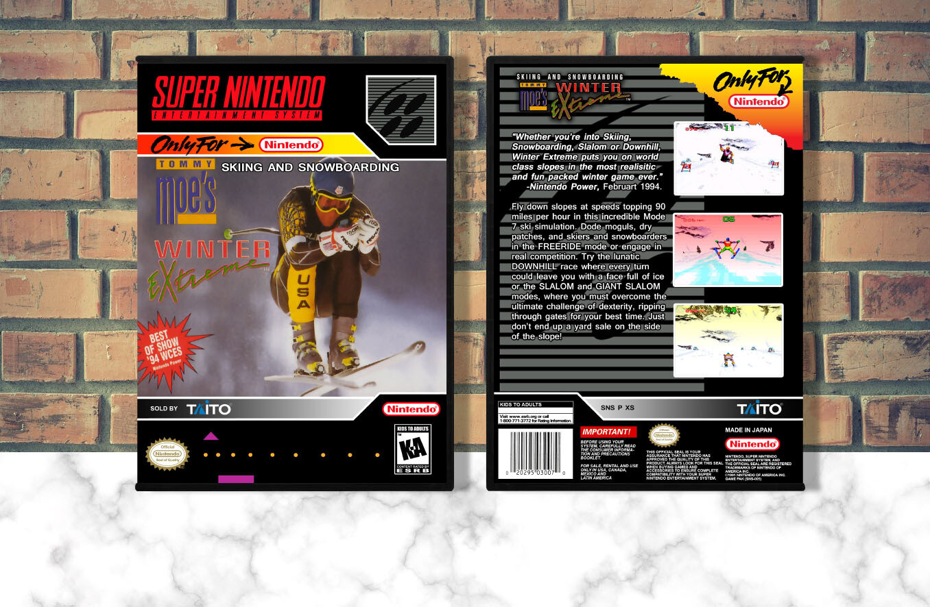 Tommy Moe's Winter Extreme: Skiing &amp; Snowboarding, Case Color: DARK GREY (OEM DS CASE COLOR)