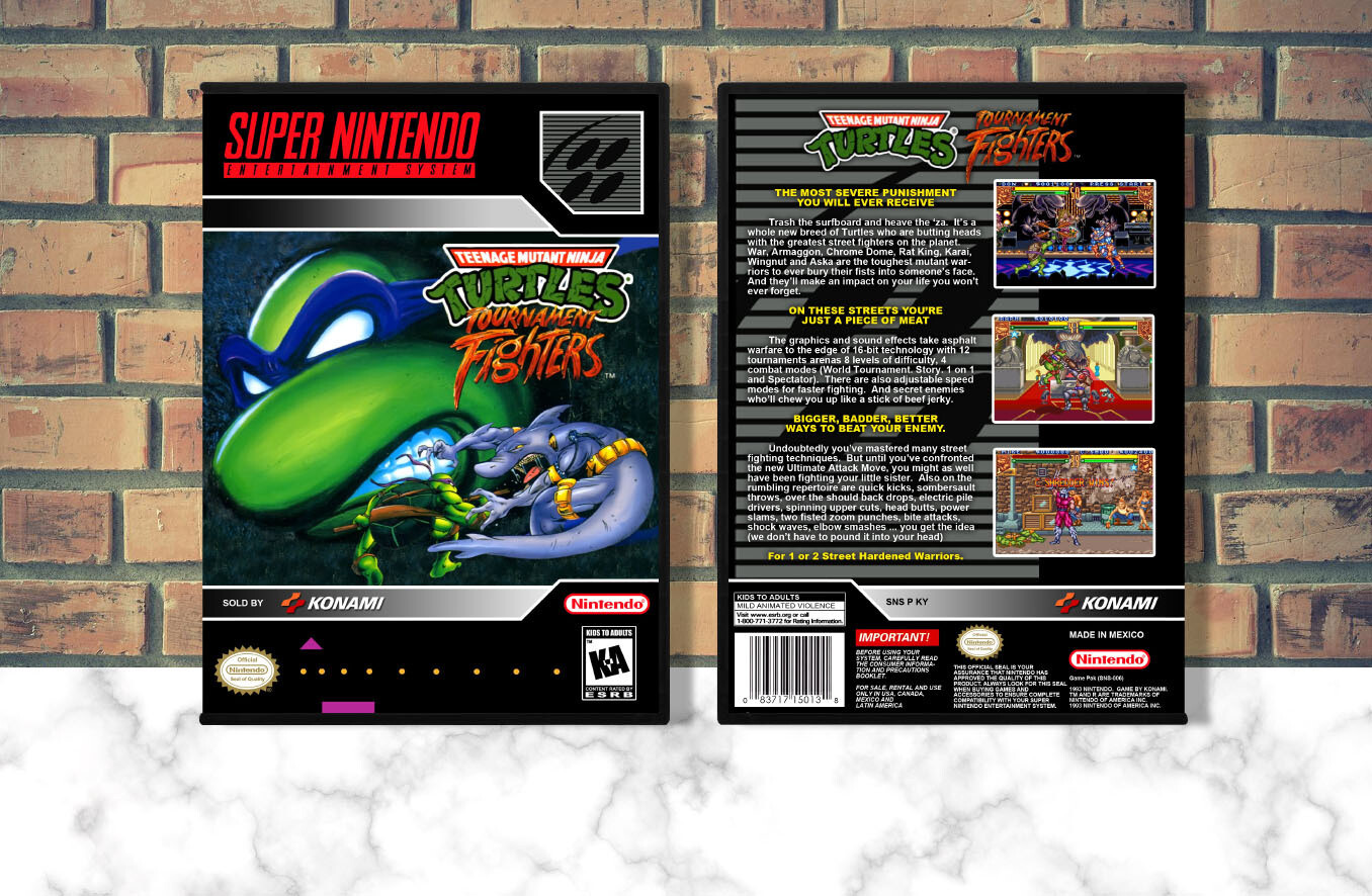 Teenage Mutant Ninja Turtles: Tournament Fighters, Case Color: DARK GREY (OEM DS CASE COLOR)