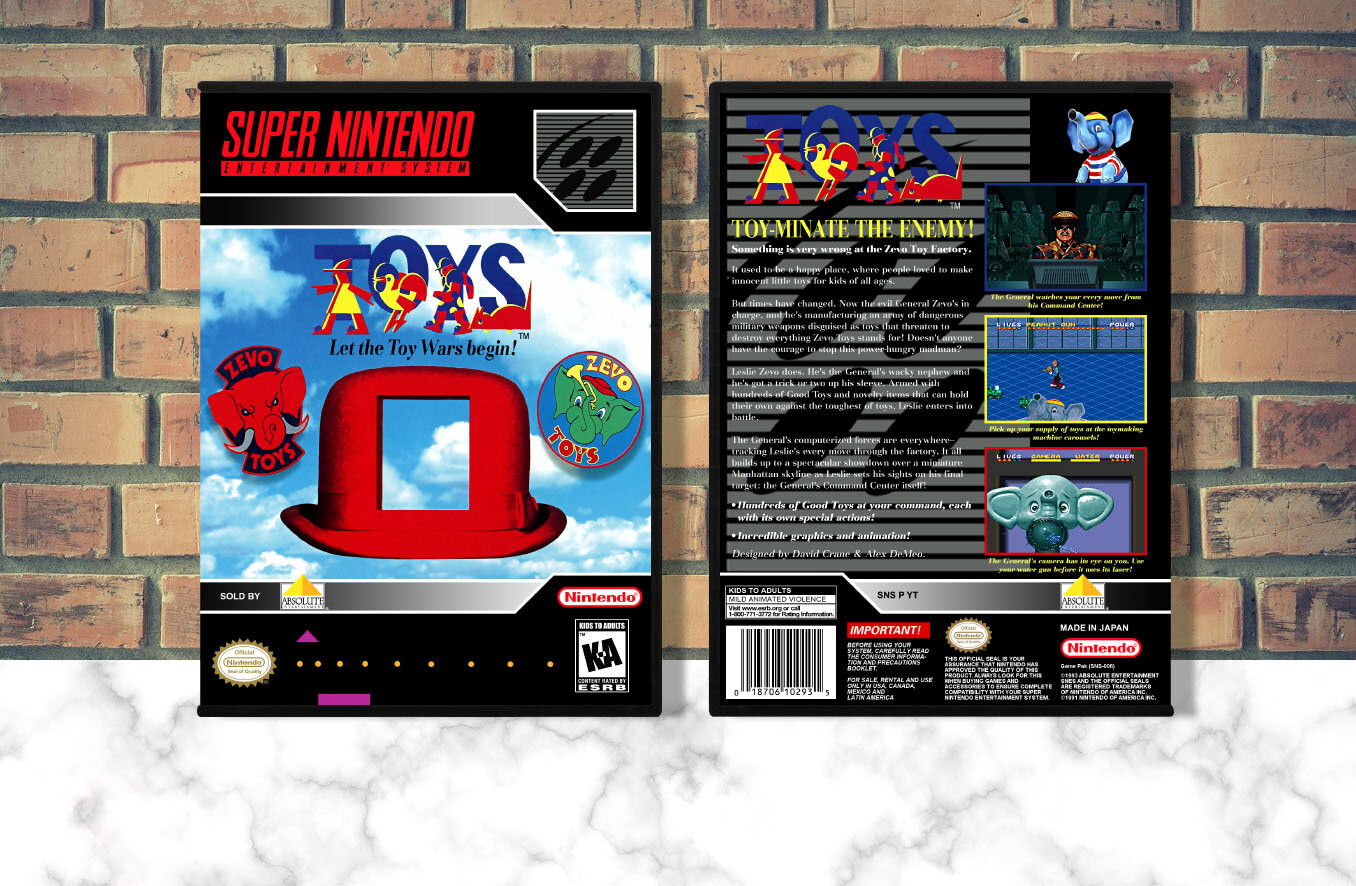 Toys: Let the Toy Wars Begin!, Case Color: DARK GREY (OEM DS CASE COLOR)