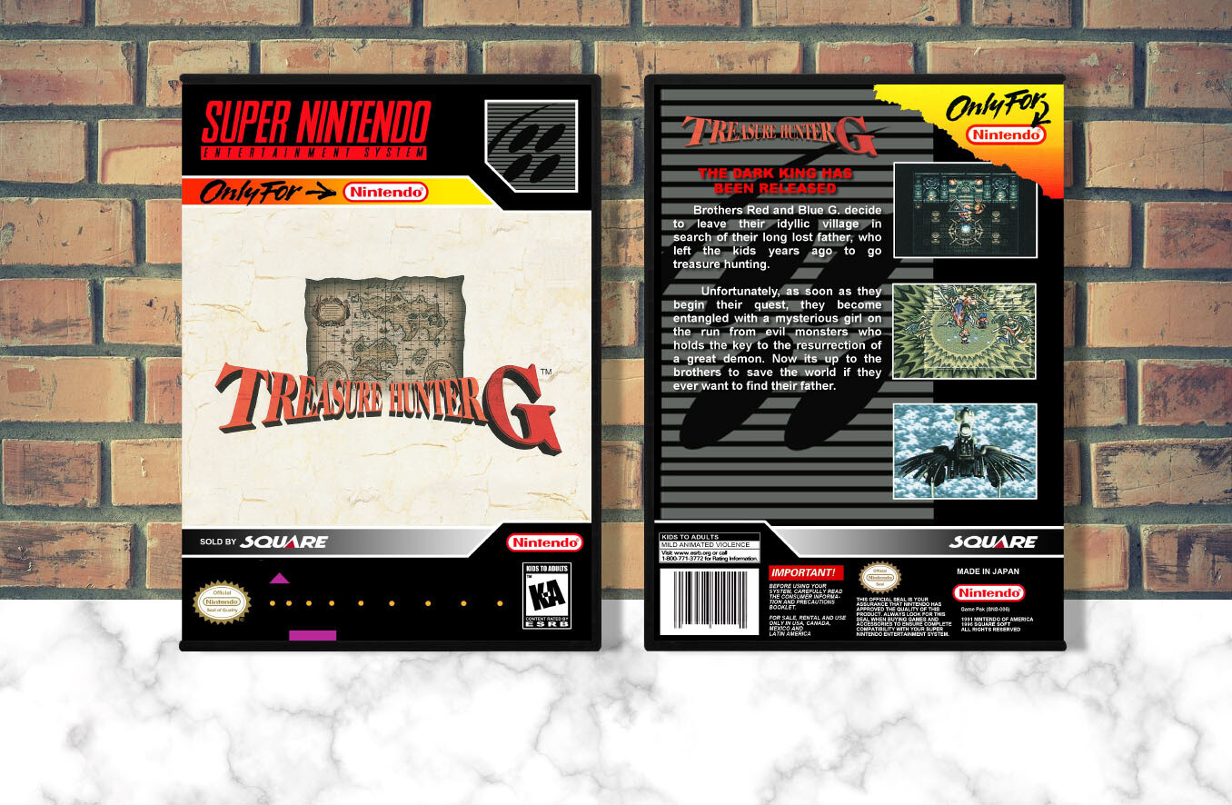 Treasure Hunter G, Case Color: DARK GREY (OEM DS CASE COLOR)