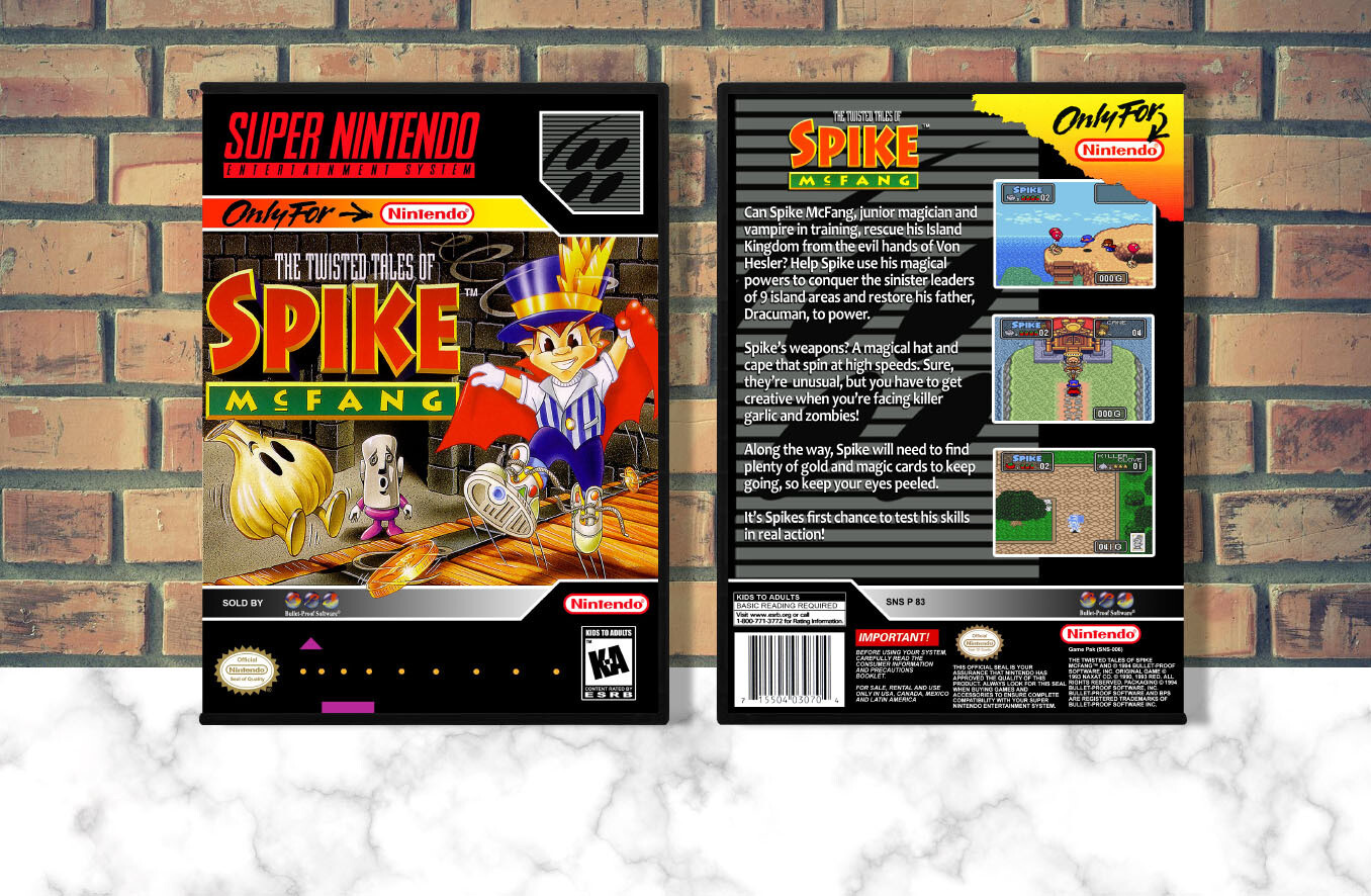 Twisted Tale of Spike McFang, The, Case Color: DARK GREY (OEM DS CASE COLOR)