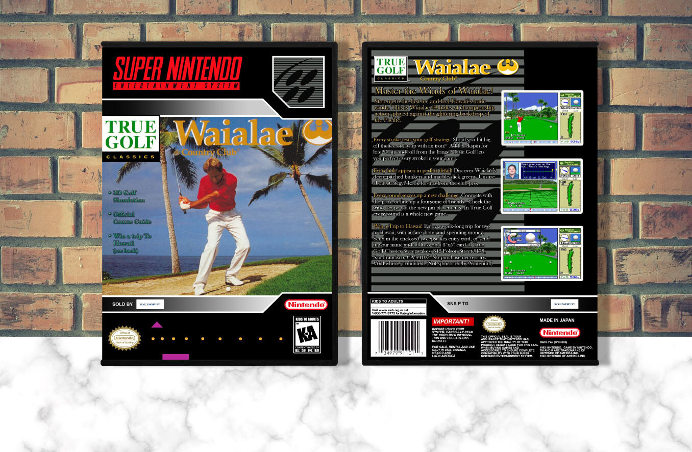 True Golf Classics: Waialae Country Club, Case Color: DARK GREY (OEM DS CASE COLOR)