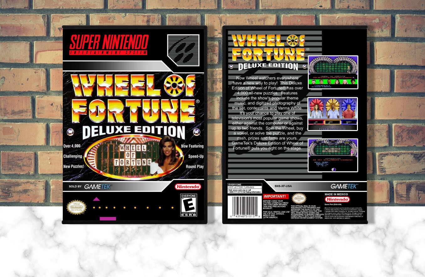 Wheel of Fortune Deluxe!, Case Color: DARK GREY (OEM DS CASE COLOR)