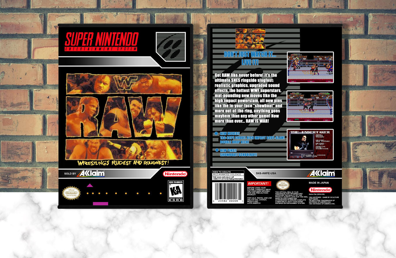 WWF RAW, Case Color: DARK GREY (OEM DS CASE COLOR)