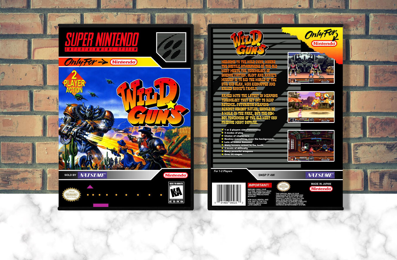 Wild Guns, Case Color: DARK GREY (OEM DS CASE COLOR)