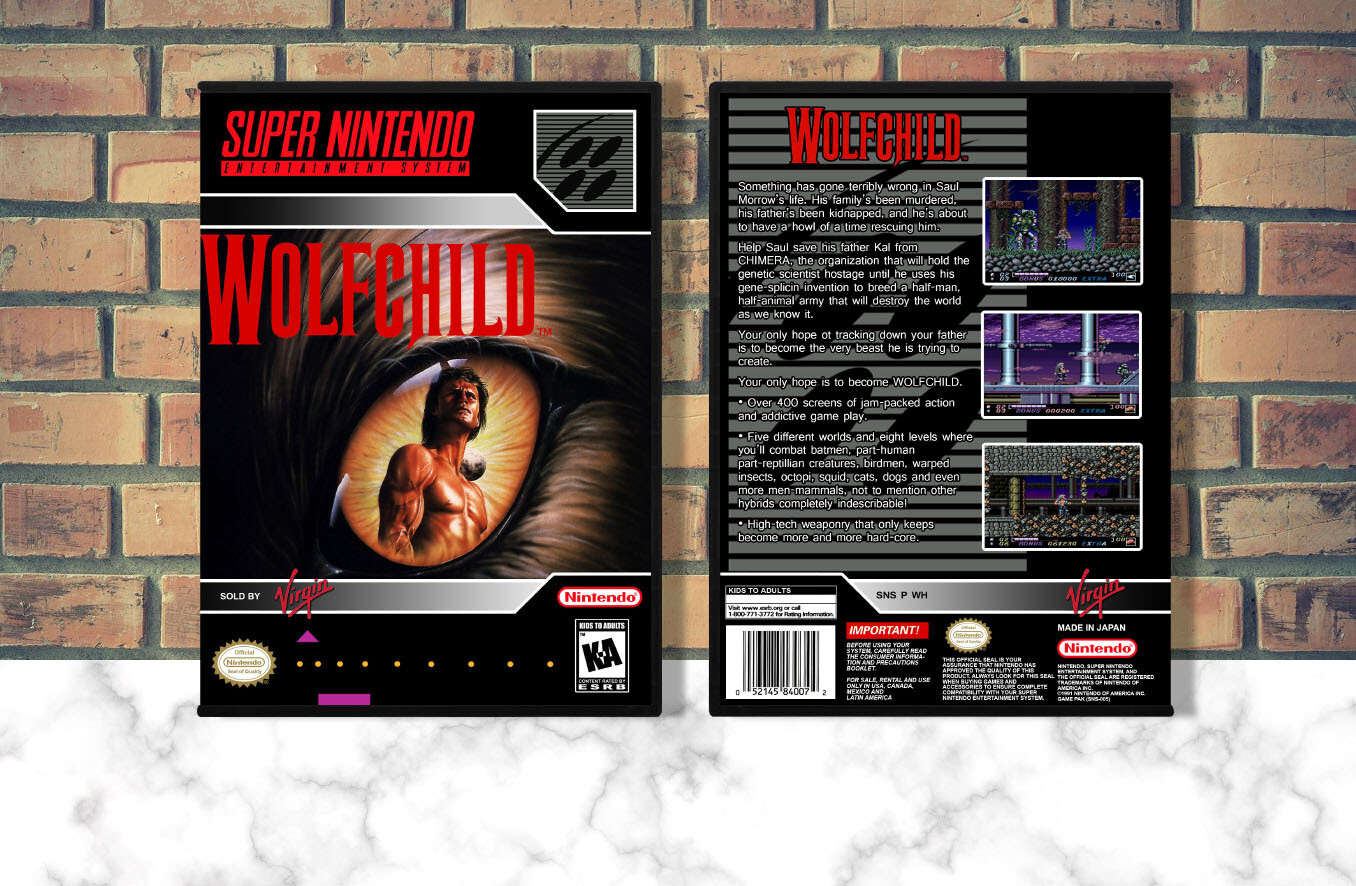 Wolfchild, Case Color: DARK GREY (OEM DS CASE COLOR)