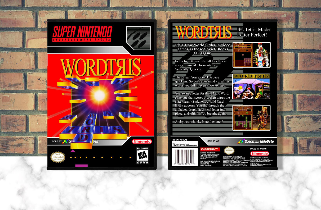 Wordtris, Case Color: DARK GREY (OEM DS CASE COLOR)