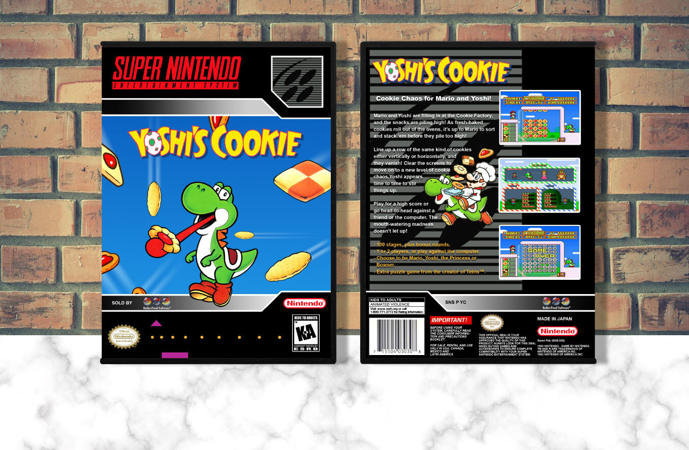 Yoshi's Cookie, Case Color: DARK GREY (OEM DS CASE COLOR)