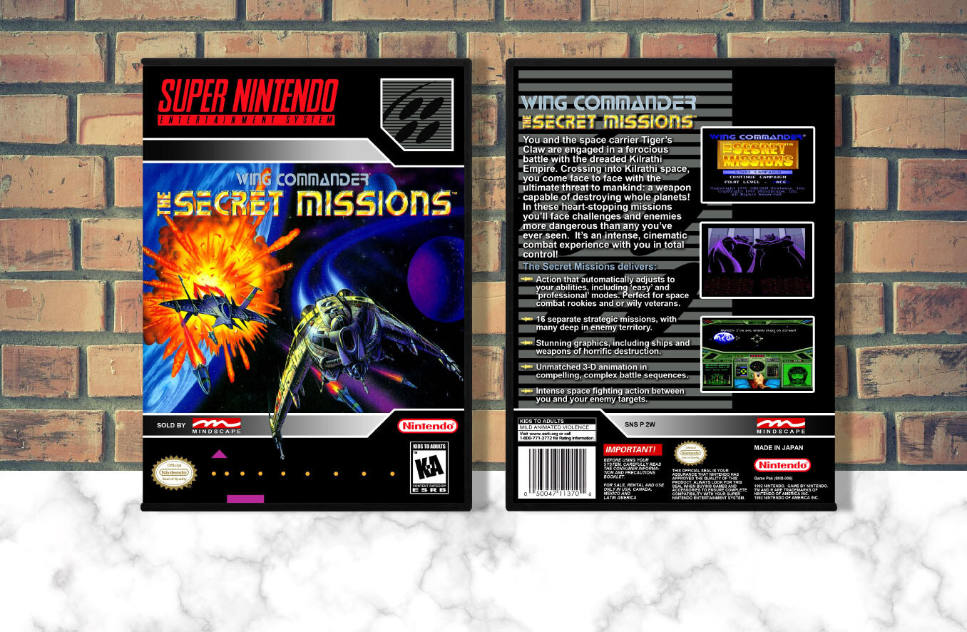 Wing Commander: The Secret Missions, Case Color: DARK GREY (OEM DS CASE COLOR)