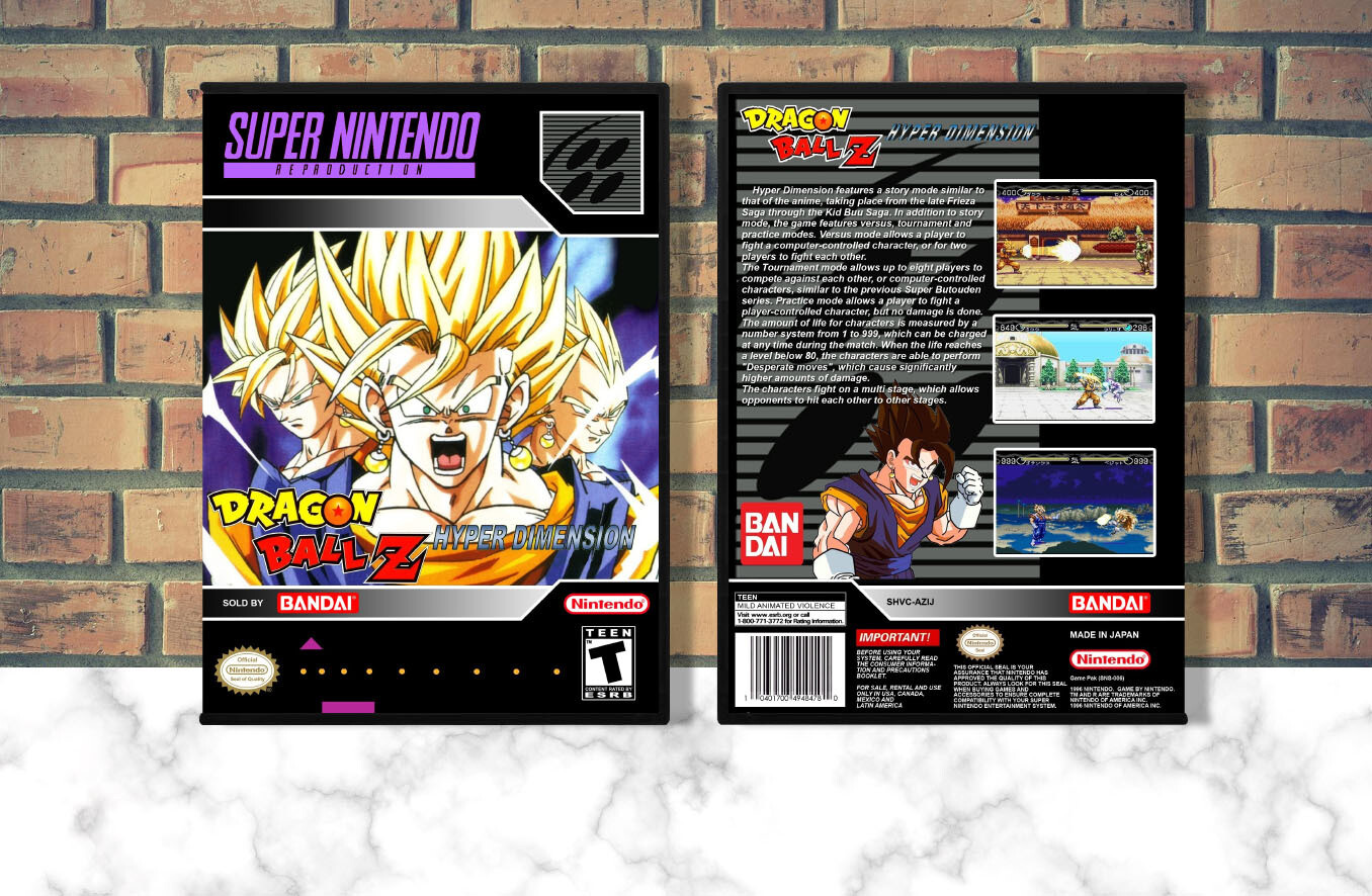 Dragon Ball Z: Hyper Dimension (Repro Spine), Case Color: DARK GREY (OEM DS CASE COLOR)