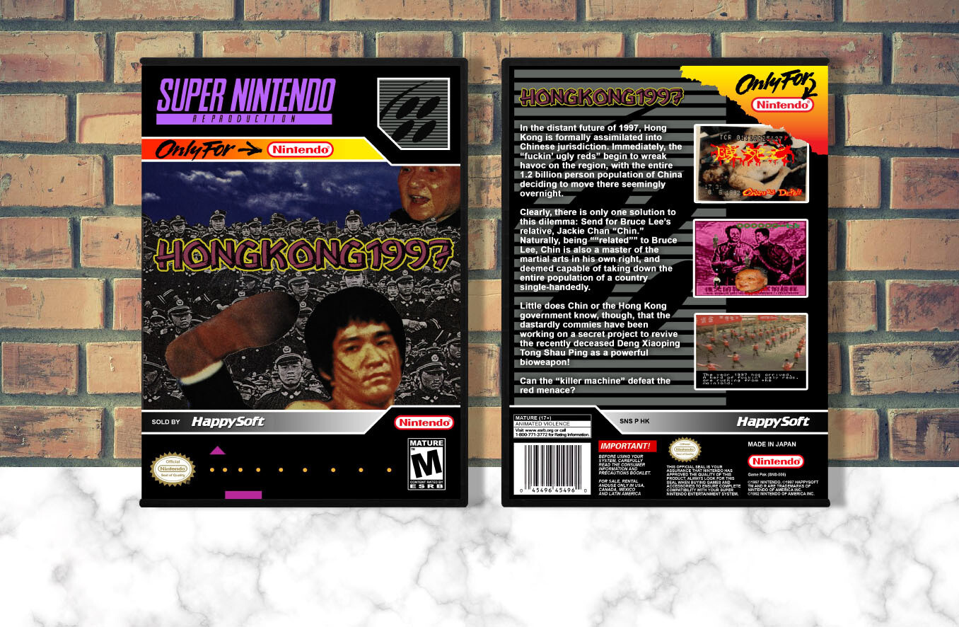 Hong Kong 1997 (Repro Spine), Case Color: DARK GREY (OEM DS CASE COLOR)