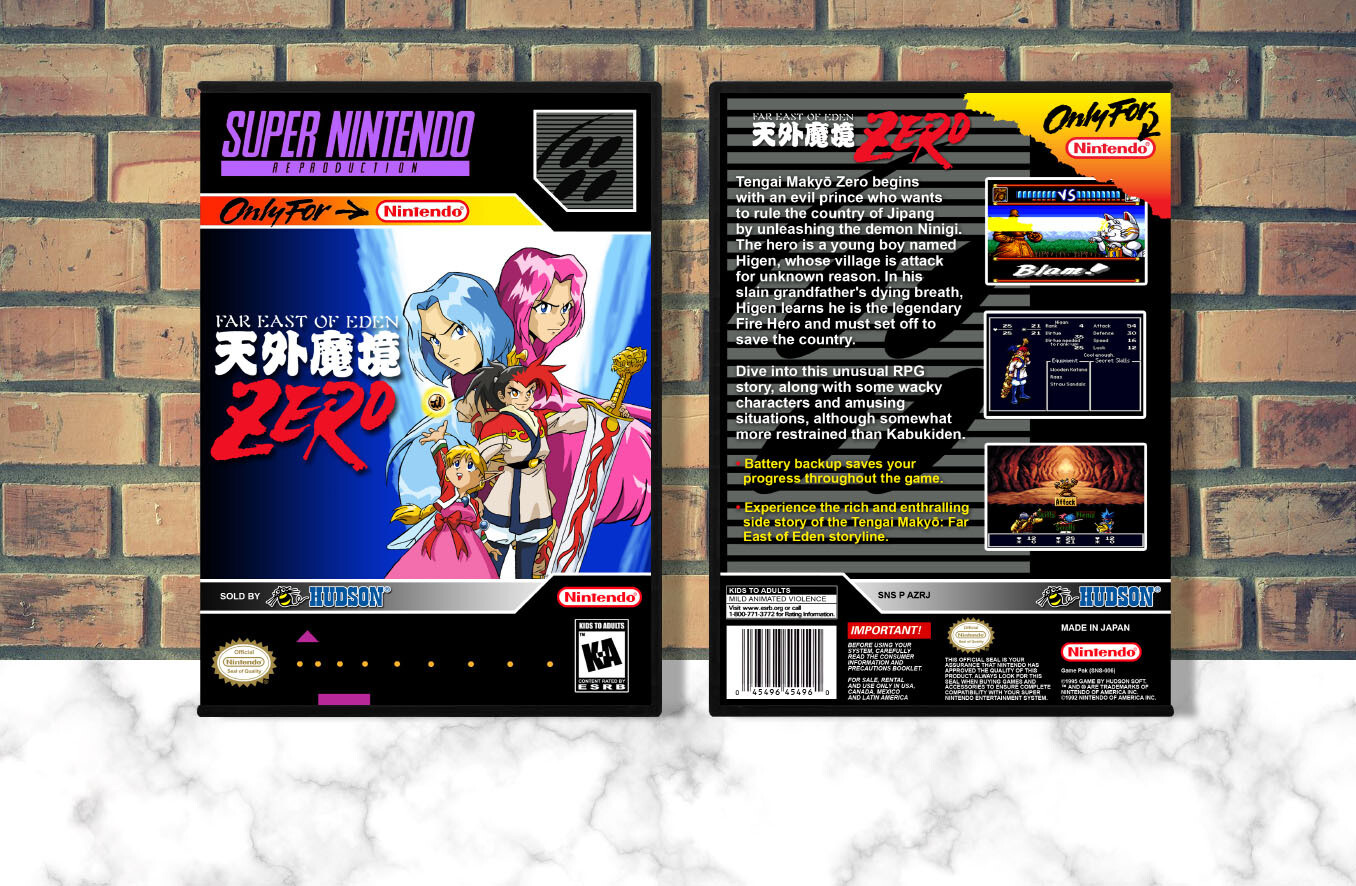 Far East of Eden (Repro Spine), Case Color: DARK GREY (OEM DS CASE COLOR)