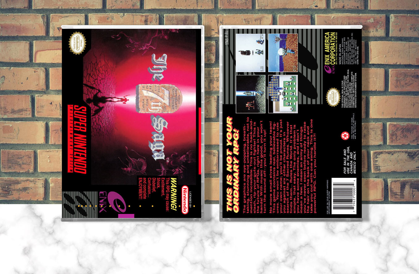 7th Saga, The, Case Color: CLEAR (Transparent)