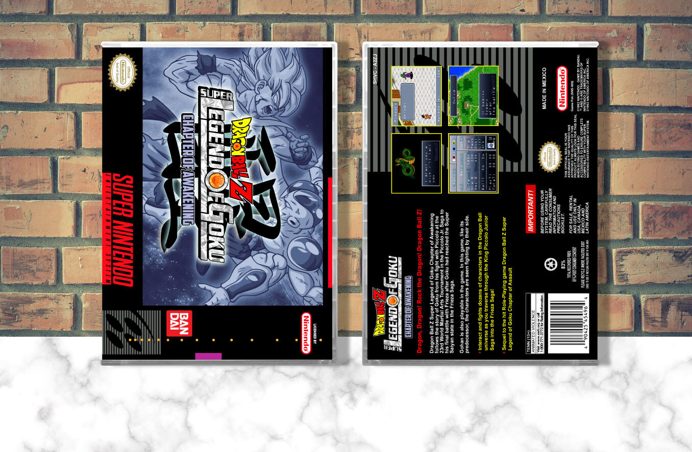 Dragon Ball Z: Super Legend of Goku Chapter of Awakening, Case Color: CLEAR (Transparent)