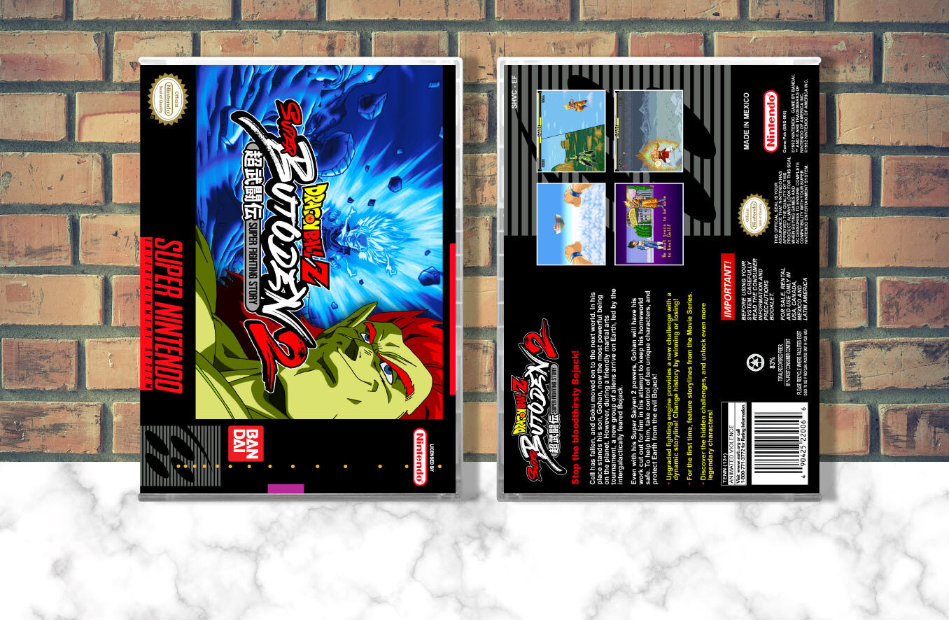 Dragon Ball Z: Super Butouden 2, Case Color: CLEAR (Transparent)