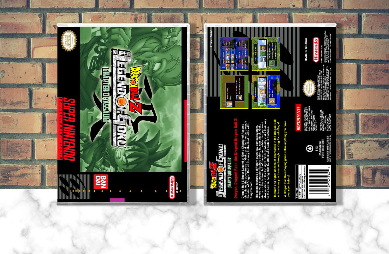 Dragon Ball Z: Super Legend of Goku Chapter of Assault, Case Color: CLEAR (Transparent)