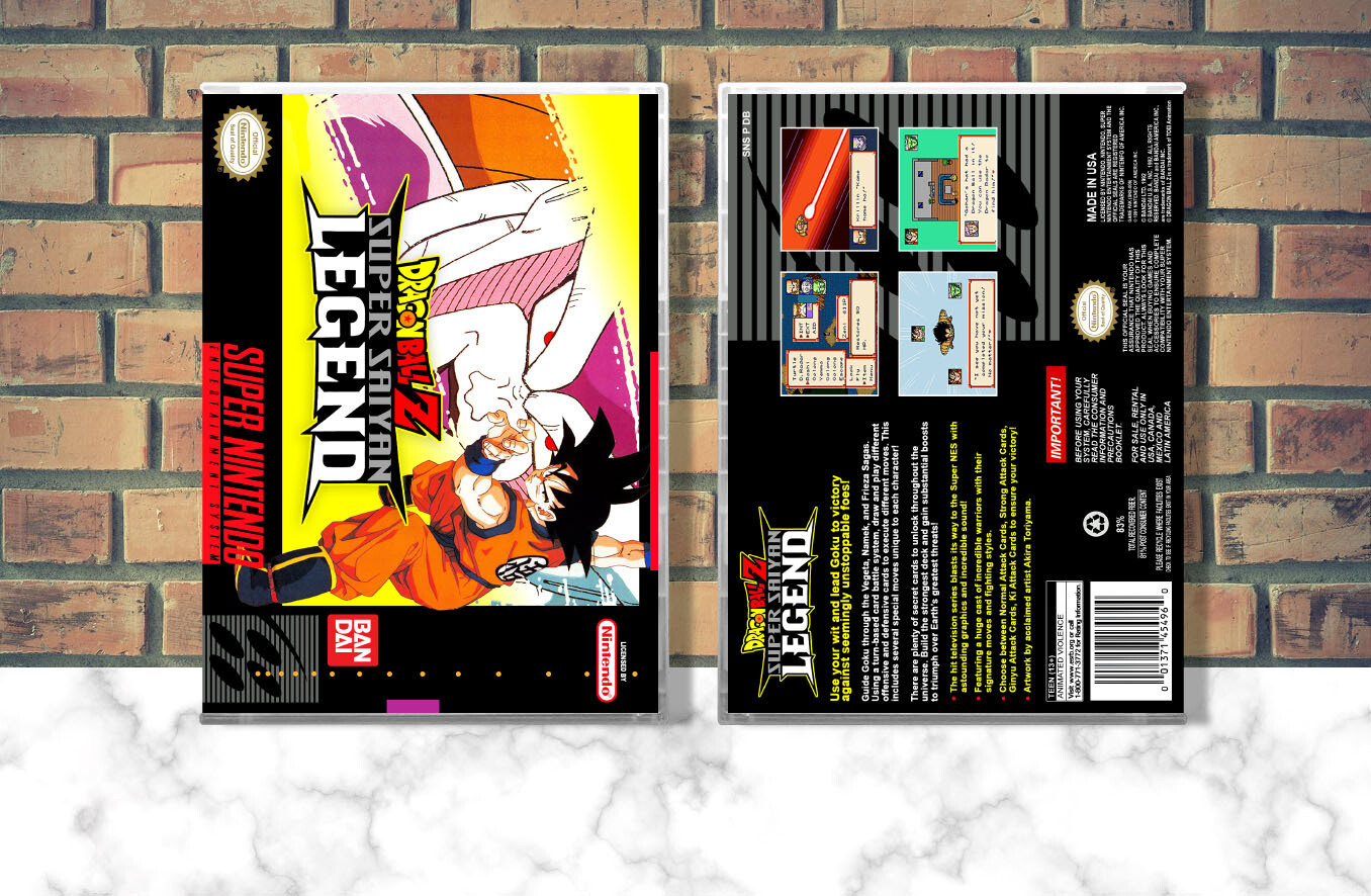 Dragon Ball Z: Super Saiyan Legend, Case Color: CLEAR (Transparent)