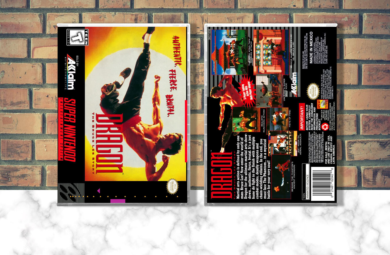 Dragon: The Bruce Lee Story, Case Color: CLEAR (Transparent)