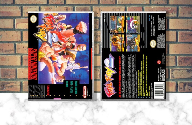 Fatal Fury 2, Case Color: CLEAR (Transparent)