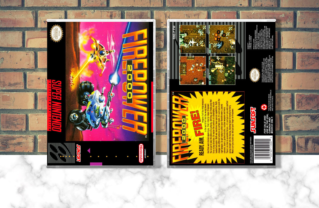 Firepower 2000, Case Color: CLEAR (Transparent)