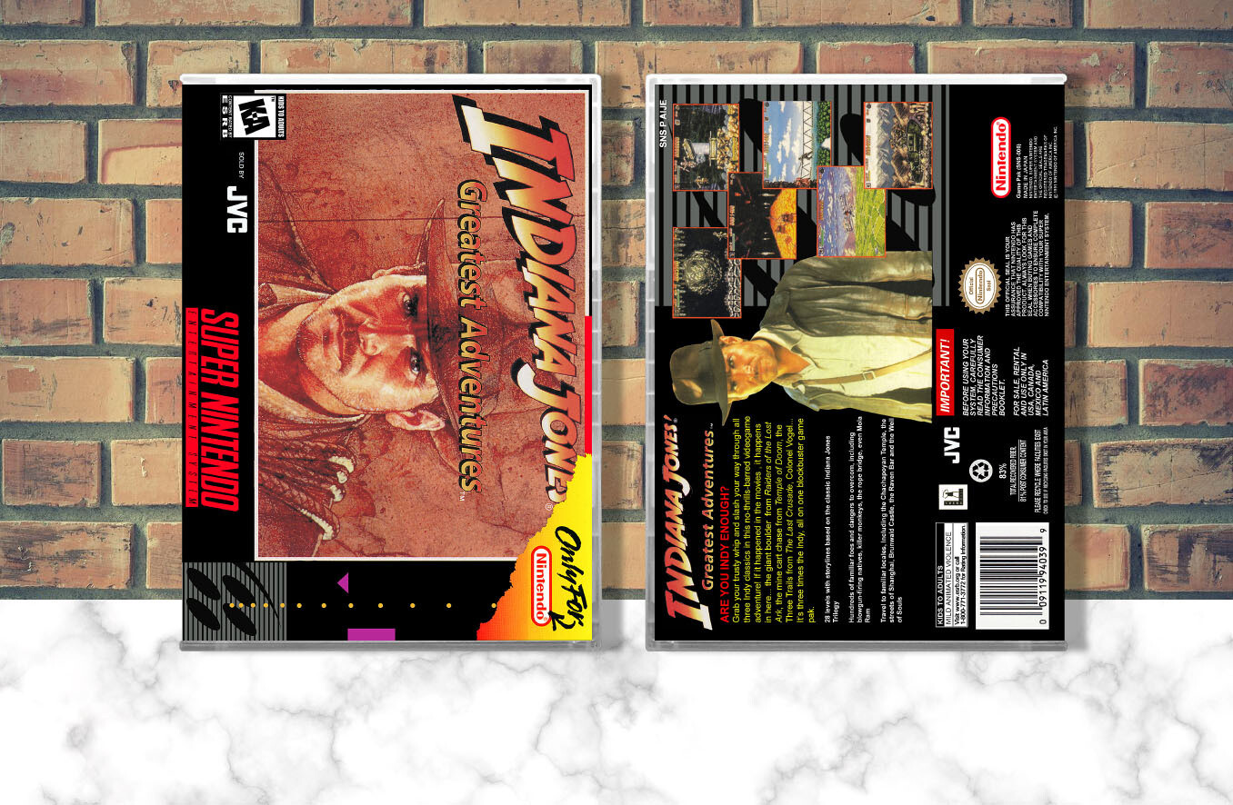 Indiana Jones&#39; Greatest  Adventures, Case Color: CLEAR (Transparent)